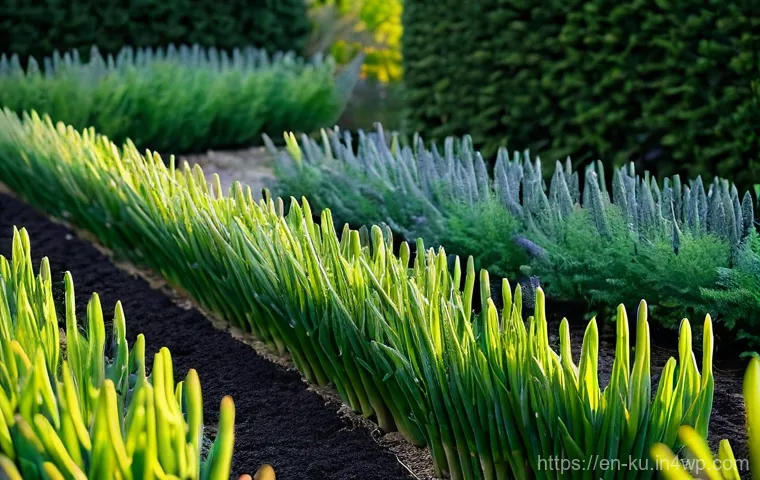 다년생 식용 정원에서의 기후 변화 대응 방안 - **Prompt:** A close-up, vibrant scene within a thriving perennial "food forest," emphasizing biodive...